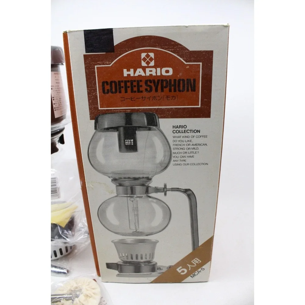 Hario MCA-5 Coffee Siphon 5 cup Vintage‎ Japan NEW in original box
